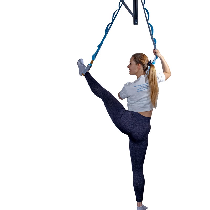 MuscleForge® Yoga Strap for Stretching, Leg Extender Yoga Strap with