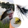 Briny River 6Pcs Two-color Wet Fly Streamline Fishing Hooks Suitable