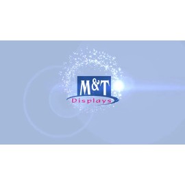 M&T Displays Window Snap Poster Frame Photo Holder Aluminum Profile Front Loading Black 11x17