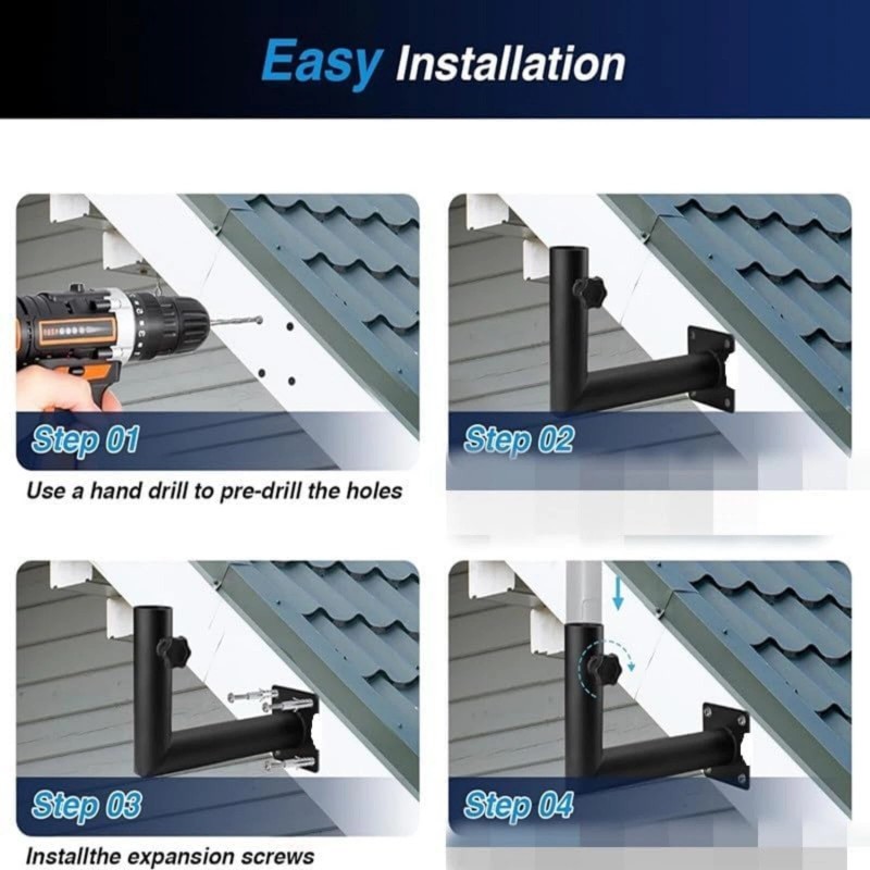 Starlink Roof Mount Bracket Starlink Mounting Kit for Starlink Internet