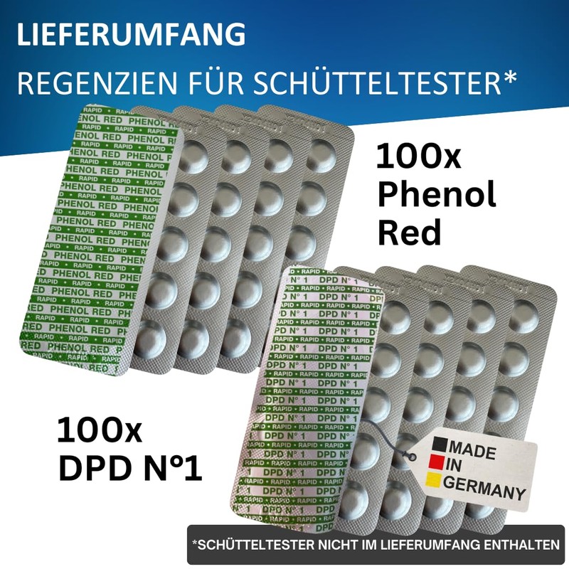ALPHFA Rapid Test Tablets for Shake Tester - pH Value