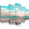 Abstract Ocean Beach Sunrise - Ephany Art - Wall Art