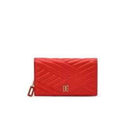 Daks (신세계강남점)DCWA4E260R2 레드 칼라일 엠보 소가죽 골드 DD 중지갑 (Shinsegae Gangnam) DCWA4E260R2 Red Color Isle Embossed Cowhide Gold DD Medium Wallet