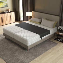 Home Bed Bridge, Twin to King Mattress Connector Converter Kit with Split King Bed Ga-p Filler Mattress Connector Adjustable Strap with Anti Slip Dual Loop Design to Create King and Queen (Black)