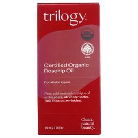 Trilogy Certified Organic Rosehip Oil for Unisex, 0.67 Ounce