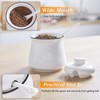 DAYYET Sugar Bowl with Lid and Spoon, 12 oz Ceramic