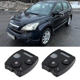 SG Store 2Pcs 2 Button Key Shell Fob Pad Compatible with Honda Accord Civic CRV Pilot Jazz Odyssey 2008
