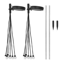 2 Sets Solar Powered Firefly Lights Outdoor Waterproof Solar Garden Lights for Lawn Outdoor Starburst Swaying Lights