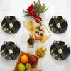 Dlebay 50 Pack Pre Rolled Gold Plastic Silverware Set,Wrapped Plastic