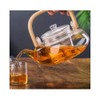 800ml Glass Teapot With Glass Infuser, Teapot With Strainer For