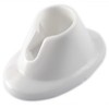 yueton 4pcs White and Pink Soft Rubber Nail Polish Bottle