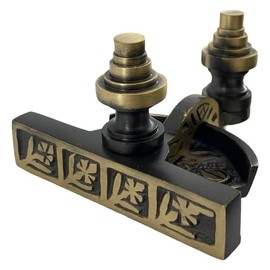 Big Springing Window Sash Lock in Brass - The Genie (Highlighted Bronze)