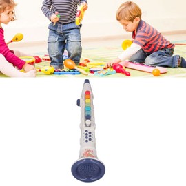 LBEC Educational Clarinet Toy, Colorful Clarinet Toy for Christmas Party! (White)