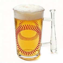 17oz Acrylic Mug with Handle,Baseball Gifts for Men, Beer Cup for Fan