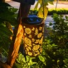 Deco&Dot Solar Lanterns Outdoor, Waterproof Hanging Solar Lantern Garden Decor,