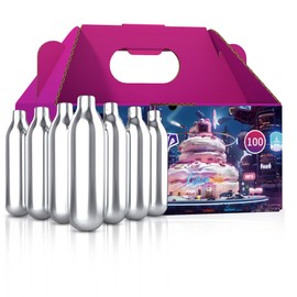 Anyuwen Whipped Cream Chargers N2O Nitrous Oxide 9-Gram Cartridge for Whipped Cream Dispenser, 100 Pack