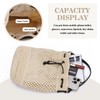 EVEOUT Straw Bucket Bag for Women Summer Woven Beach Bag