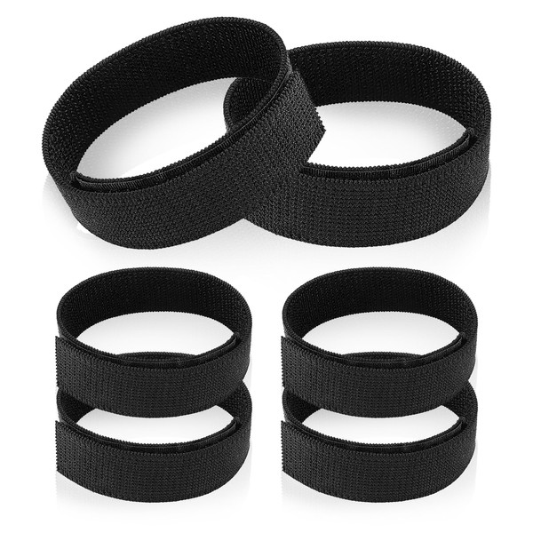 Tikplus Pack of 6 Bicycle Trouser Clips, 30 cm Trouser