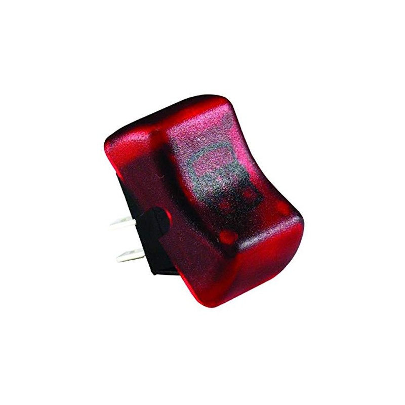 JR Products 12045 Red Illuminated On-Off Switch