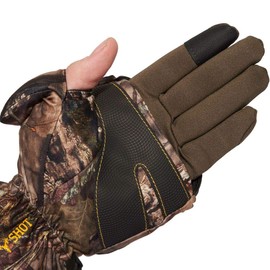 HOT SHOT Men’s Camo Huntsman Pop-Top Mittens –Mossy Oak Break-Up Country Mini