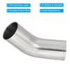PATIKIL 45 Degree Elbow 1 3/4" OD Plumbing Exhaust Pipe