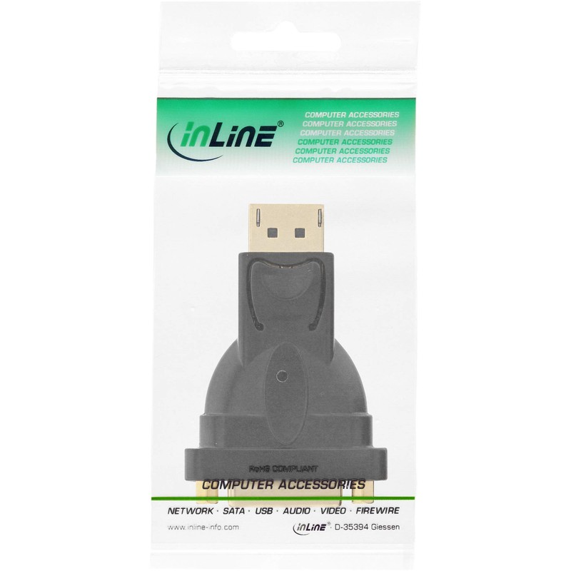 InLine® 17199J DisplayPort Adaptor Male to DVI-D 24 + 1