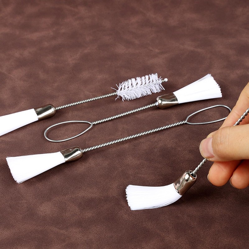 ArrErr 8 Pack Sewing Machine Cleaning Brushes with Nylon Bristles
