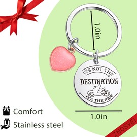 ZNOSVEI Motorcycle Rider Gift Motorcycle Jewelry Motorbike Keychain Motorcycle Lover Gift Biker Birthday Keychain For Sister Cousin Keychain Motorcycle Fathers Day Keychain