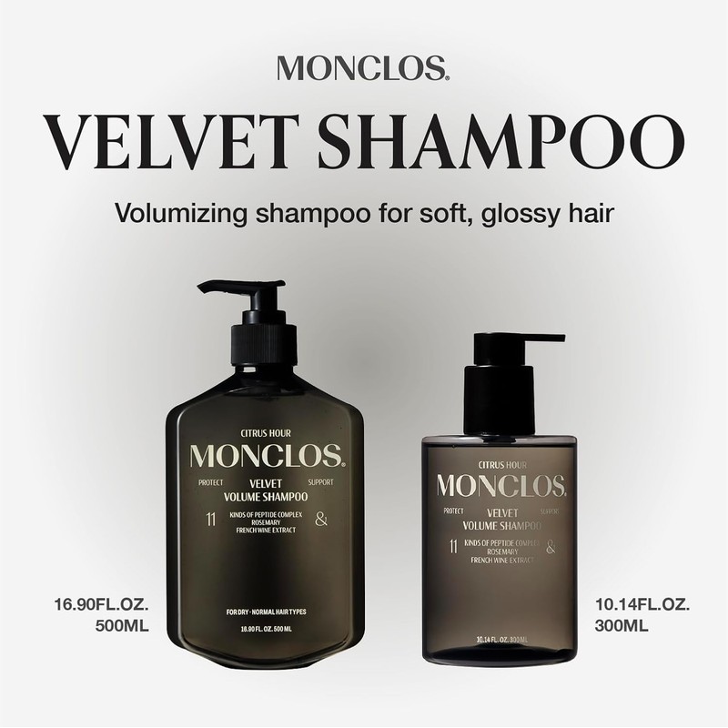 MONCLOS [MONCLOS]Velvet Volume Shampoo 300ml
