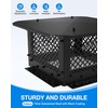 Chimney Cap 14x14 Inch Square Cover: All Weather Easy Assembly