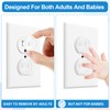 240 Pcs Outlet Covers Bulk Proofing Plug Covers for Electrical
