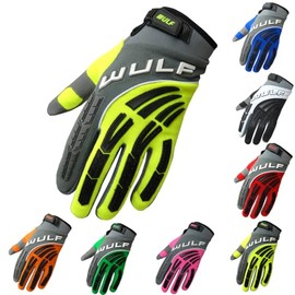 Wulfsport Child Kids Yellow XS-7CM MX Motocross Gloves Dirty Bike Quad Motorcycle Motorbike Gloves