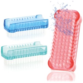 Robin Goods® 3 x Hand Wash Brush - Plastic Nail Brush - Hand Brush Double-Sided - Cleaning Brush for Hands and Fingernails