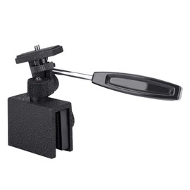 Window Mount Holder with Handle for Camera Telescopes, Adjustable Vehicle Clamp Mount with Non Slip Pad, Easy Installation, Suitable for Spotting Scopes Binoculars Telescope SLR