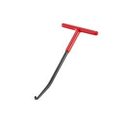 UHANBUT Motorcycle Exhaust Spring Puller Hook, Rubber Coating Vehicle T Shaped Exhaust Pipe Springs Puller, Car Spring Installer Removal Tool for Snowmobile Dirt Bike (1PC)