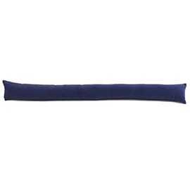 Classic Home Store Royal Blue Velvet Draught Excluder French Patio Door Extra Long Soft Cotton Draft Stopper (5ft)