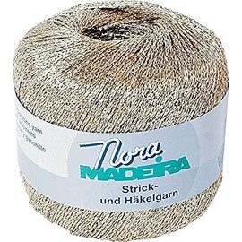 Madeira Crochet Knitting Yarn Polyester Gold 100m M9813-324 - per metre