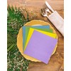 Surprisist 24 colors Cocktail Napkins 5 * 5inch disposable Beverage