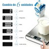 Báscula digital cocina, Báscula cocina de acero inoxidable, Báscula gramera