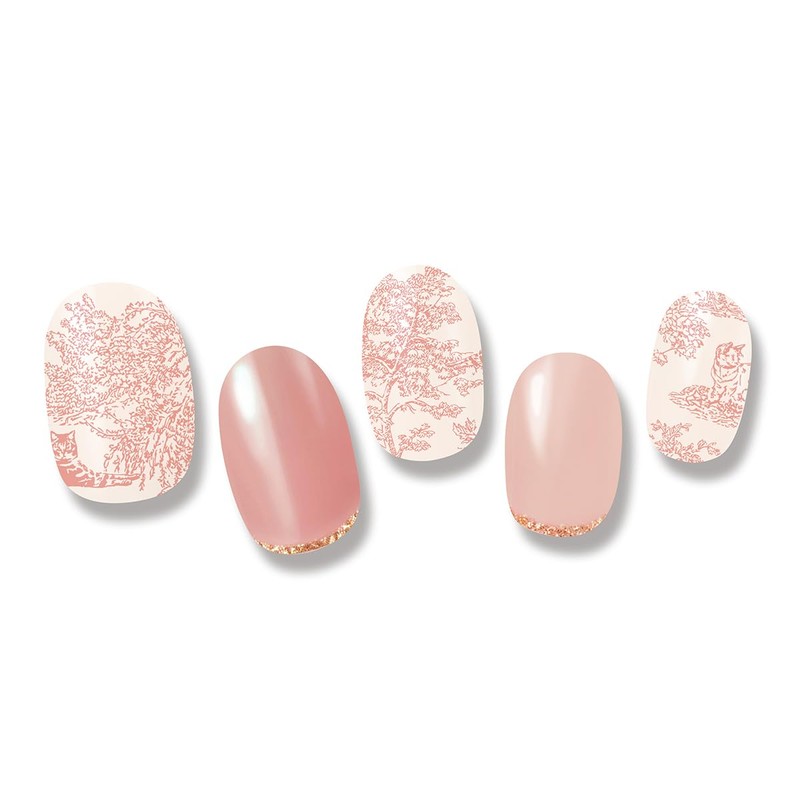 Germy Petary L19 Toile Pink Gel Me1 Exclusive Nail Seal