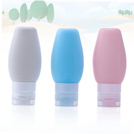 WOONEKY 3Pcs 90ml Travel Toiletry Bottles Set Refillable Container for Shampoo Lotion liquid Portable Cosmetics Travel Accessories