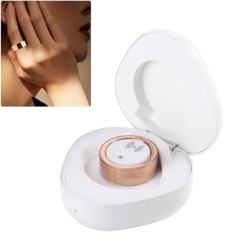 Bluetooth 5.0 Smart Health Ring IP68 Waterproof Stainless Steel Multifunctional