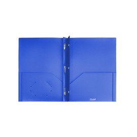 Ultra Pro - 10 Pack, Blue 2-Pocket Folders with 3-Prong Fastener