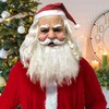 Kuberas Santa Claus Mask Christmas Full Face Mask Realistic Latex