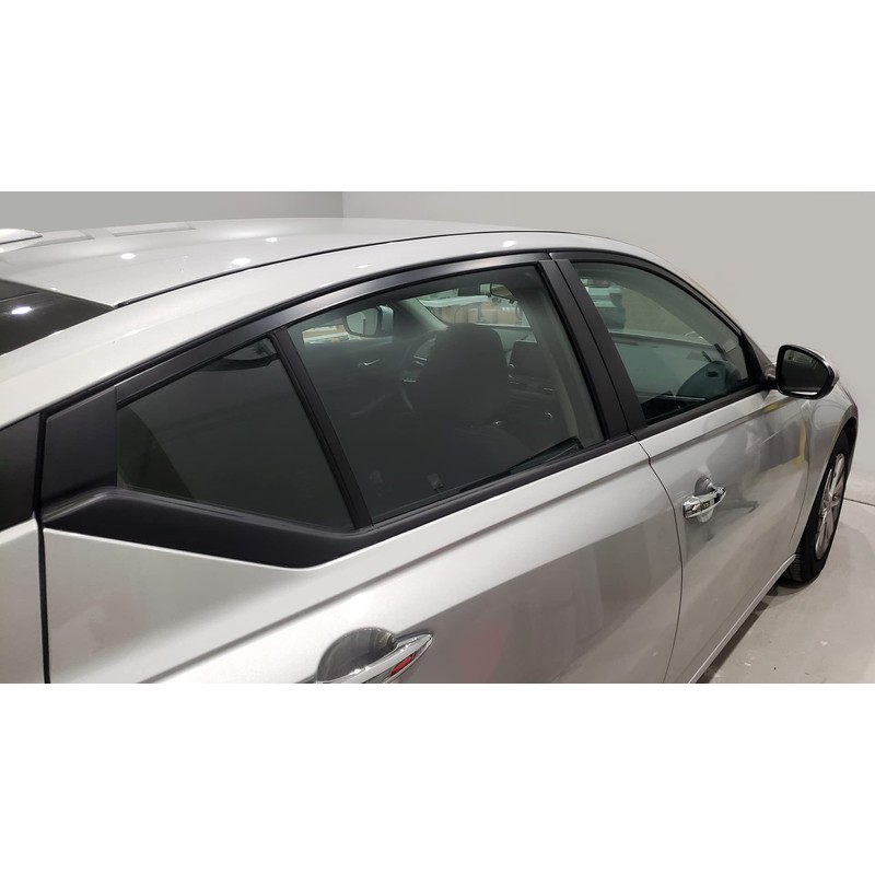 Chrome Delete Blackout Vinyl Overlay for 2019-2022 Nissan Altima Window