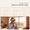 Vie Triomphe Hair Towel Wrap Set of 3, Quick Dry,