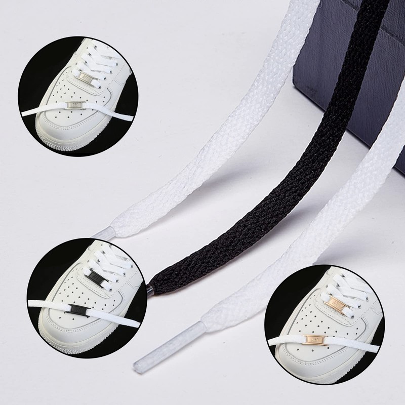 NDTEZUGT 2 Pair Flat Shoelaces 36"-72" Length Replacement Laces for