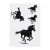 4 x 'Horse Running ' Temporary Tattoos - Water Resistant,