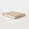 KHADI HARDBACK BOOK 13 x 16 cm White Rough