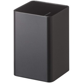 Yamazaki 4849 Magnetic Storage Box, Square, Black, Approx. W 2.8 x D 2.8 x H 4.1 inches (7 x 7.2 x 10.5 cm), Tower Storage for Small Items, Includes Dividers and Hooks